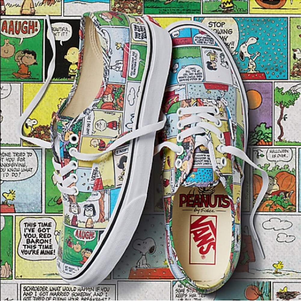 Charlie Brown Comic Vans